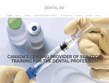 Tablet Screenshot of dentaled.com